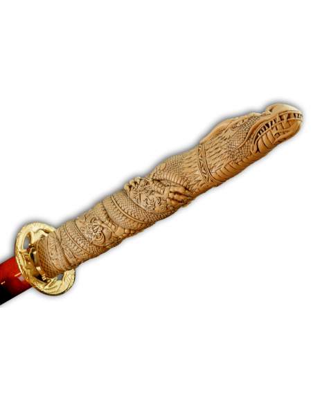 Katana Connor MacLeod (Red) - Swords - Medieval Weapons