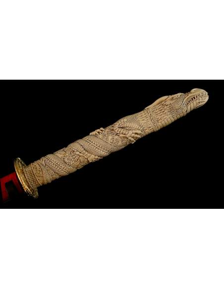 Katana Connor MacLeod (Red) - Swords - Medieval Weapons