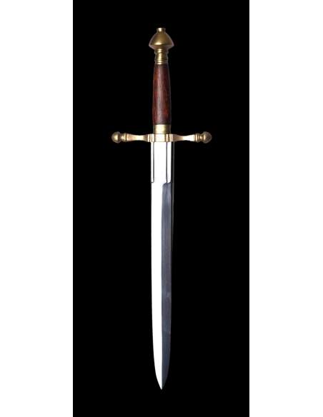 DAGA MEDIEVAL CON FUNDA DE CUERO