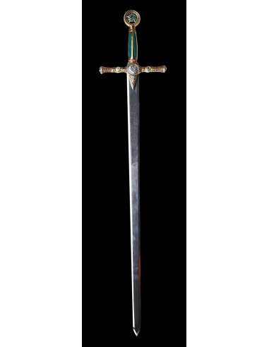 Masonic Sword (Gold Deep Etching) - Swords - Medieval Weapons