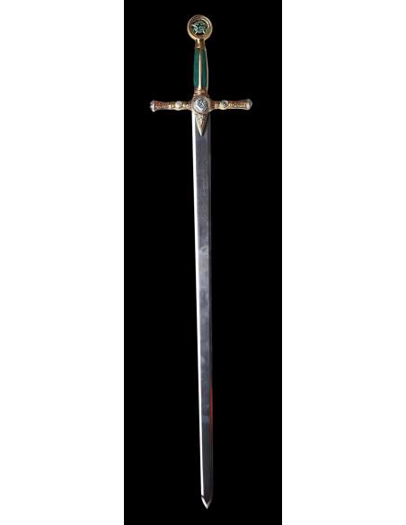 Masonic Sword (Gold Deep Etching) - Swords - Medieval Weapons