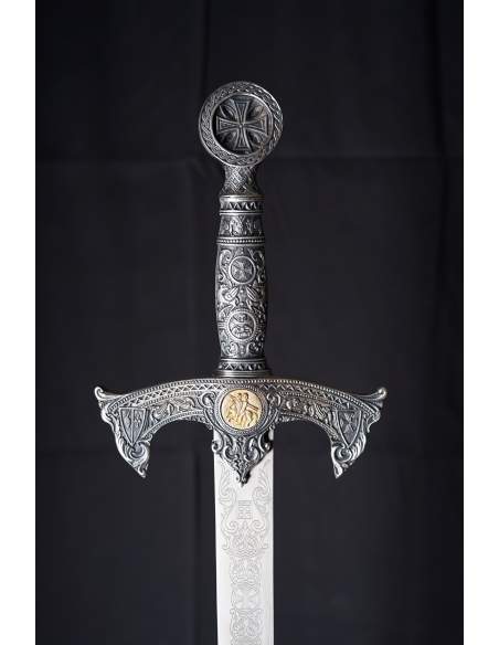 Espada Cadete Templaria (Plata) - Espadas - Armas Medievales