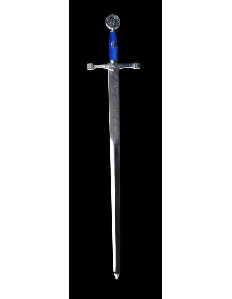 Excalibur Sword (Silver Deep Etching) - Swords - Medieval Weapons