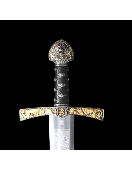 Richard LionHeart Sword (Silver/Gold) - Swords - Medieval Weapons