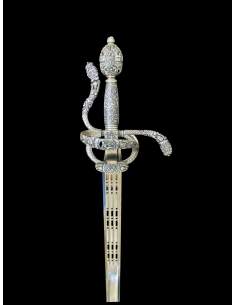 Felipe II Sword (Silver) - Swords - Medieval Weapons