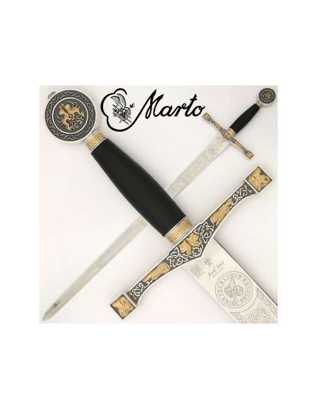 Espada Excálibur (Plata Dec.Oro)