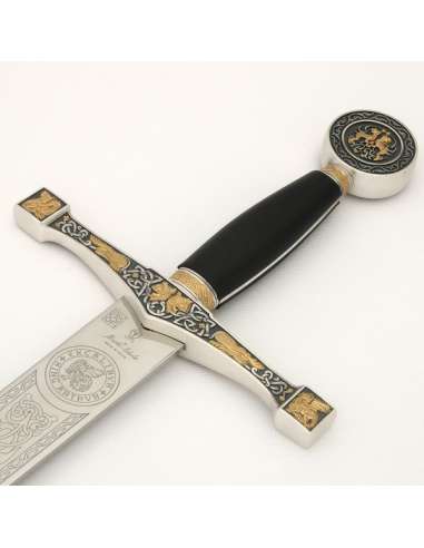 Espada Excálibur (Plata Dec.Oro)