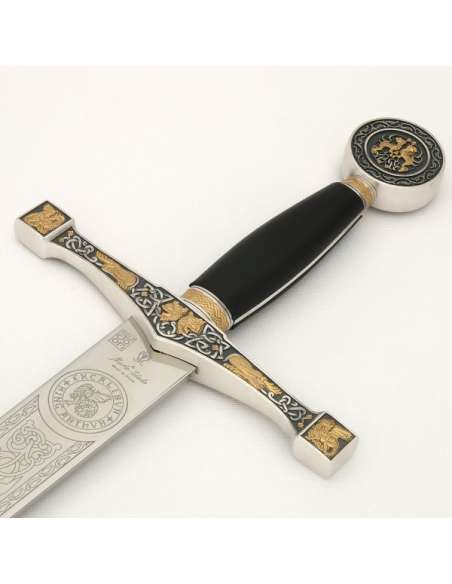 Excalibur Sword (Silver Dec. Gold)