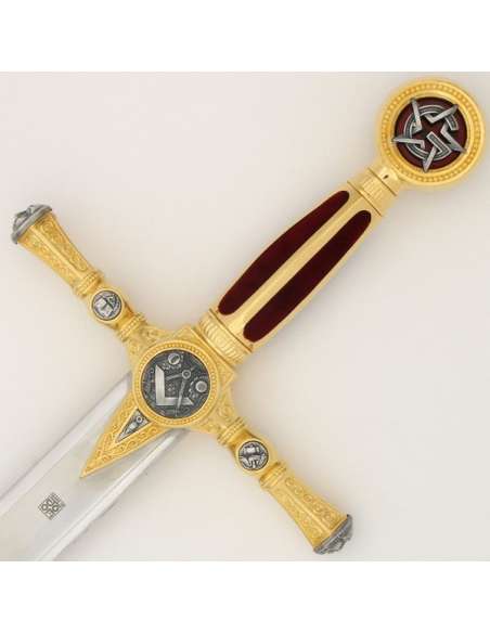 Masonic Sword (Gold) - Swords - Medieval Weapons
