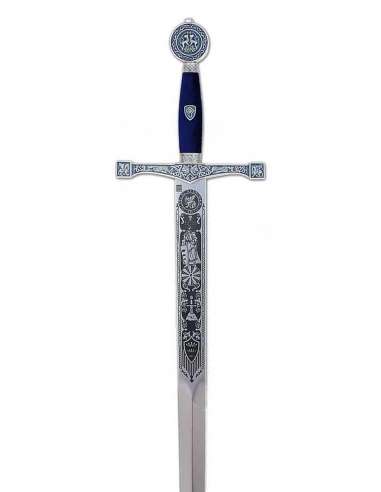 Excalibur Sword (Silver Deep Etching)