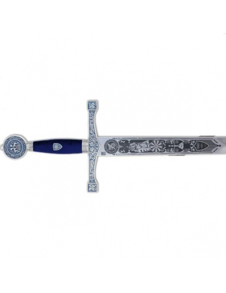 Excalibur Sword (Silver Deep Etching)