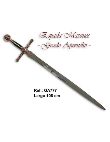 Espada Masones Grado Aprendiz