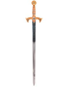 Espada Templarios (Oro Esmalt.Rojo)
