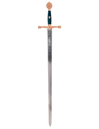 Excalibur Sword (Gold Deep Etching)