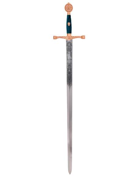 Espada Excálibur (Oro Grab.Prof.)