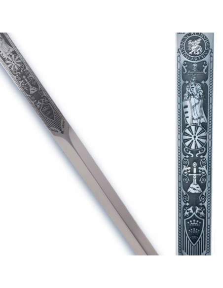Excalibur Sword (Gold Deep Etching)