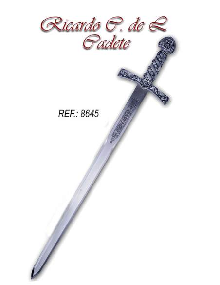 Espada Cadete Ricardo Corazón de León (Plata)