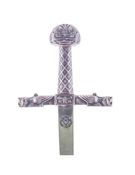 Abrecartas Carlomagno (Plata)