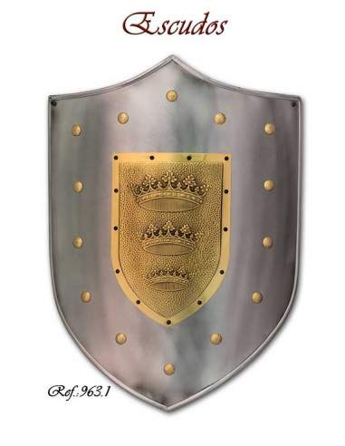 King Arthur Shield Three Crowns