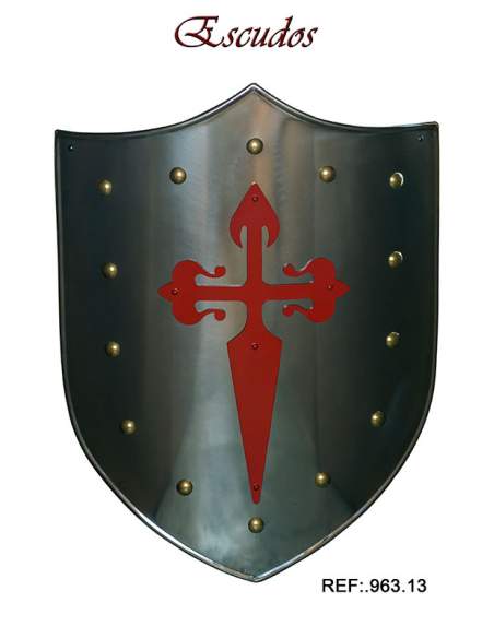 Shield Red St. James Cross