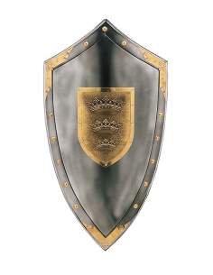 King Arthur Shield Three Crowns