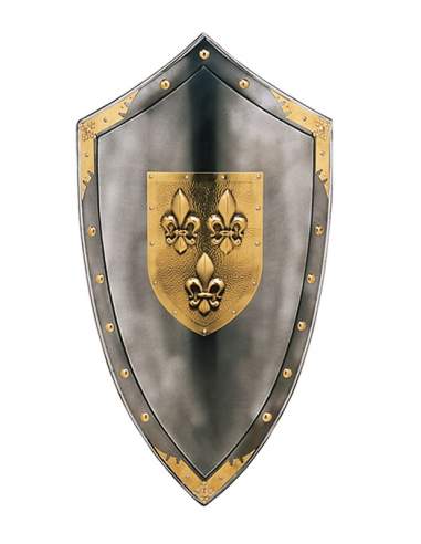 Shield Fleur de Lys - Accessories - Medieval Weapons