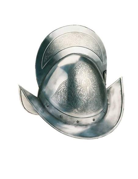 Capacete Conquistador Grabado Ácido