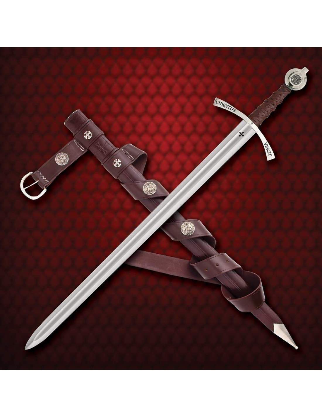 Espada de los caballeros templarios FAITHKEEPER -Espadas medievales ...