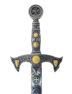 Templar Sword (Silver) - Swords - Medieval Weapons