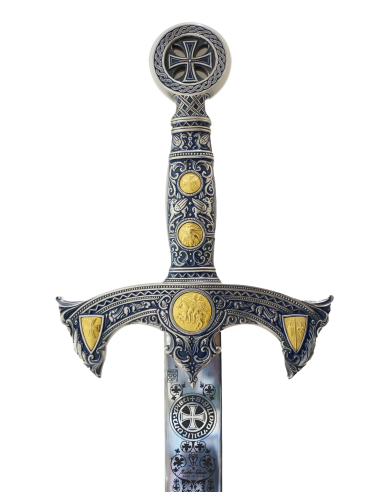 Empuñadura de la espada Templarios (plata)