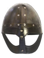 CASCO VIKINGO VENDEL CUERO