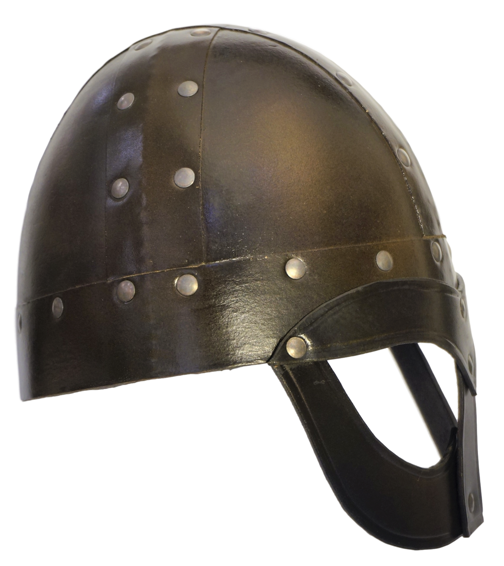 CASCO VIKINGO VENDEL CUERO