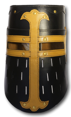 Casco de cuero GRAN YELMO DE LAS CRUZADAS