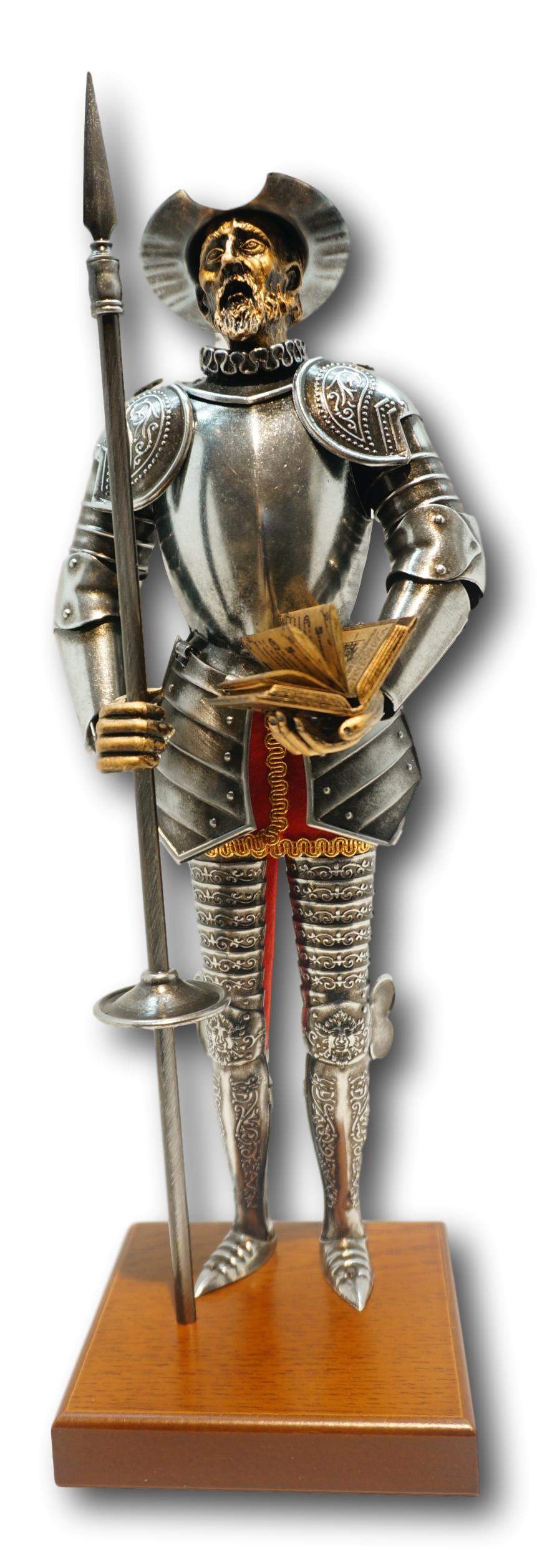 Mini armadura de Don Quijote