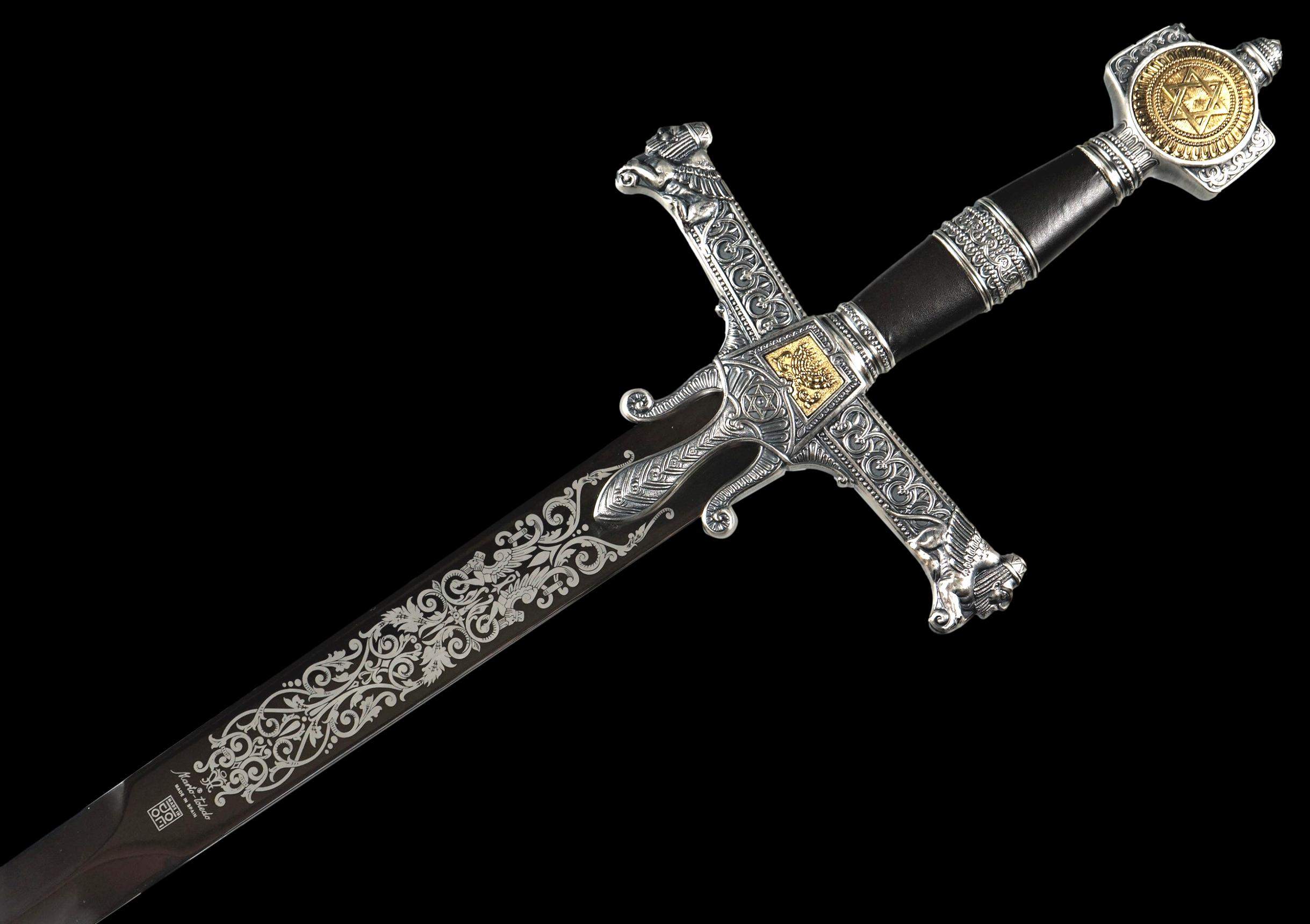 Espada Rey Salomón (Pl/Oro)