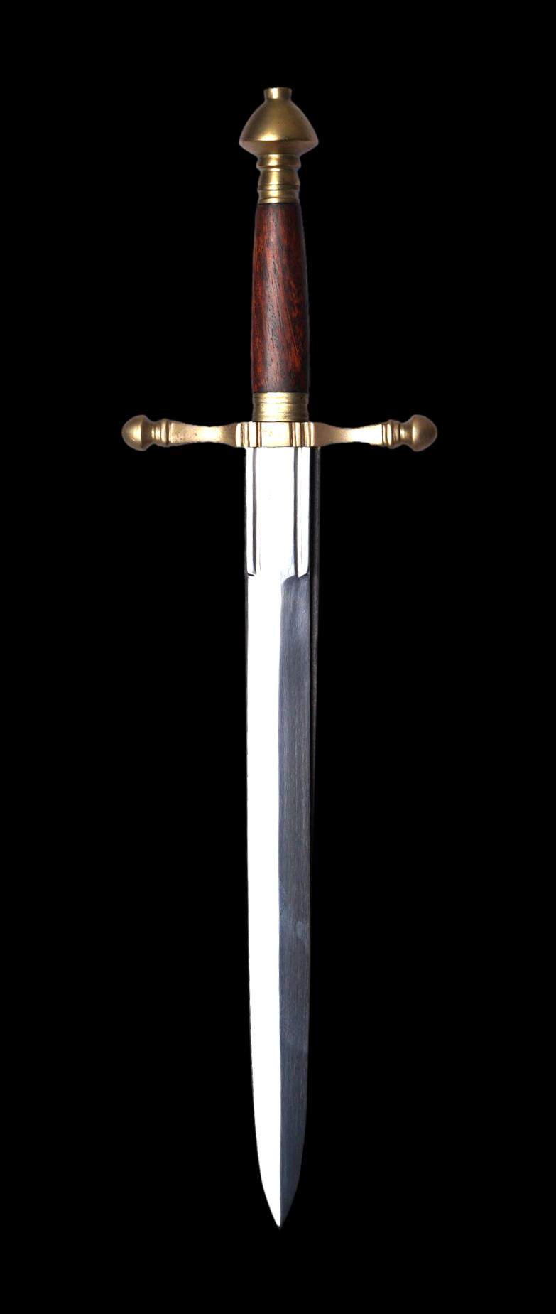 DAGA MEDIEVAL CON FUNDA DE CUERO