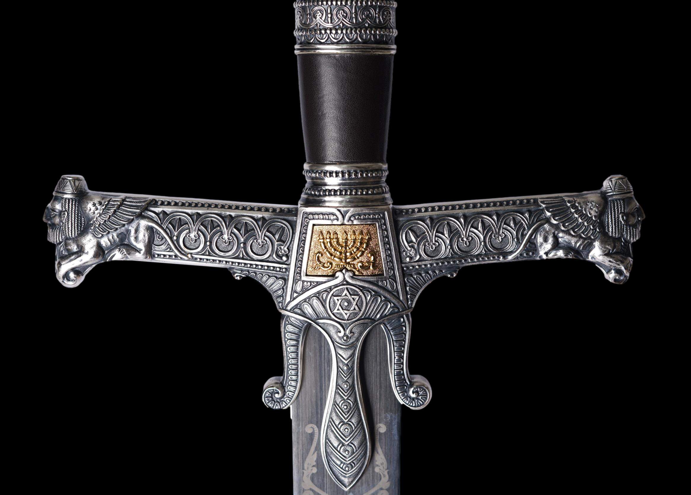 Espada Rey Salomón (Pl/Oro)