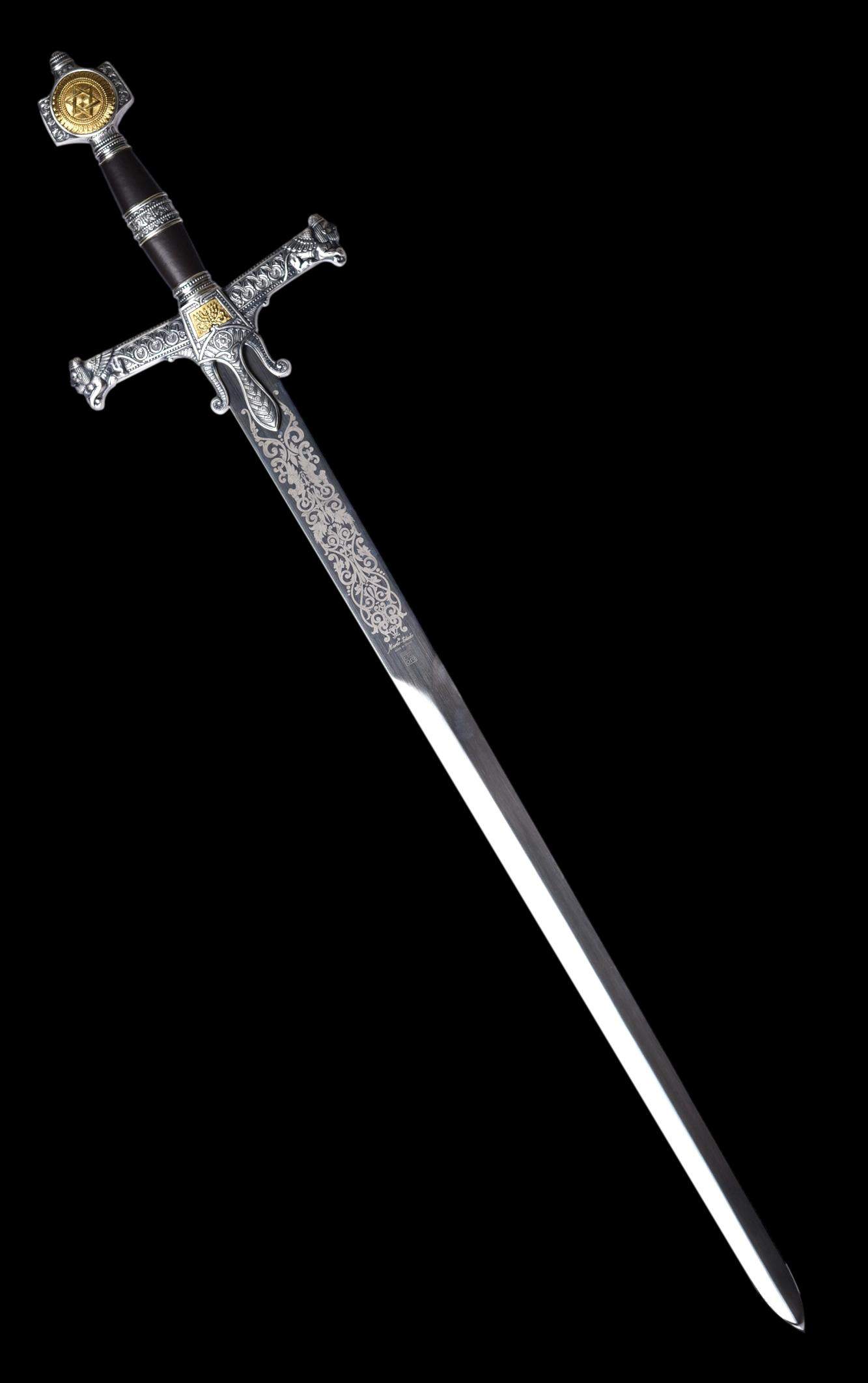 Espada Rey Salomón (Pl/Oro)
