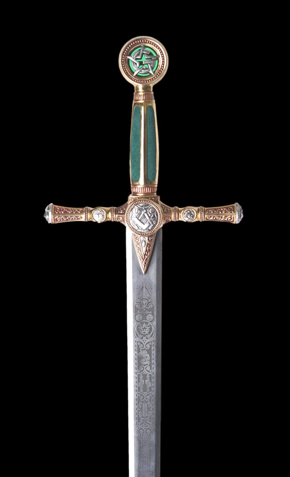Espada Masónica (Oro Grab.Prof.)