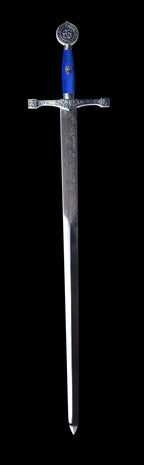 Espada Excálibur (Plata Grab.Prof. Azul)