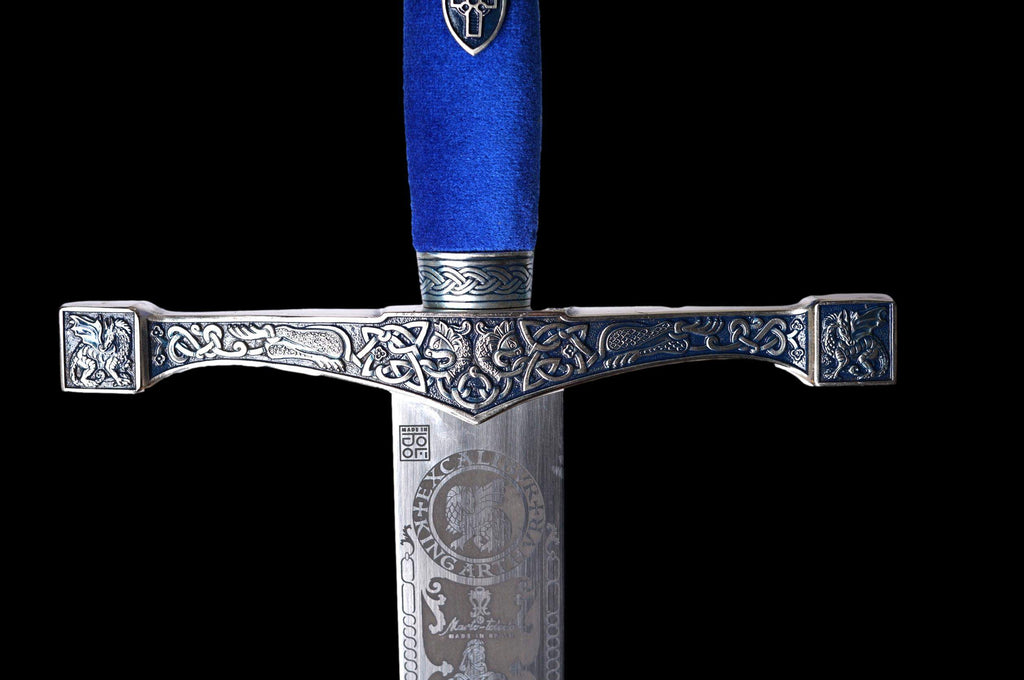 Espada Excálibur (Plata Grab.Prof. Azul)
