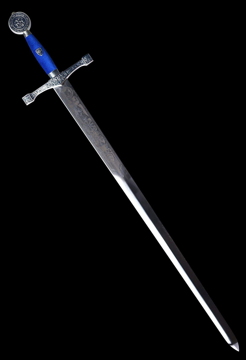 Espada Excálibur (Plata Grab.Prof. Azul)