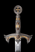 Espada Templarios (Plata D.Oro)