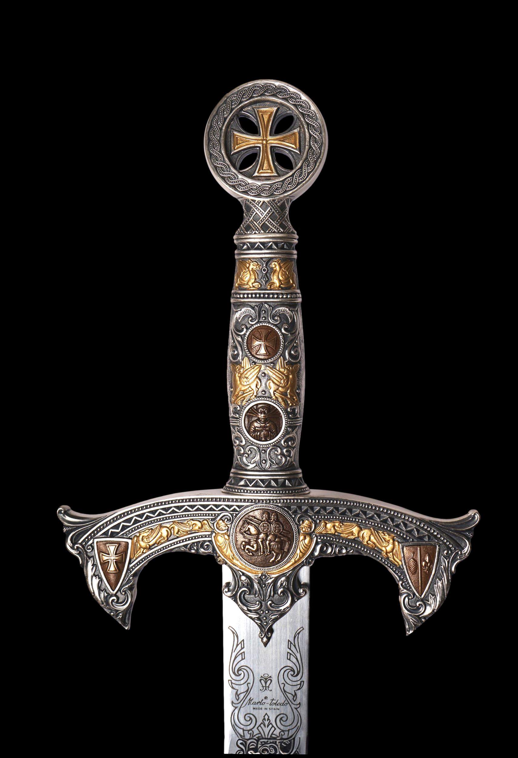 Espada Templarios (Plata D.Oro)