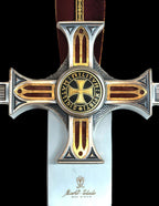 Espada Templaria Damasquinada