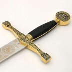 Espada Excálibur (Oro Esmaltado Azul)