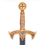 Espada Templarios (Oro Esmalt.Rojo)