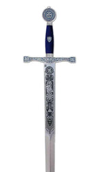 Espada Excálibur (Plata Grab.Prof. Azul)