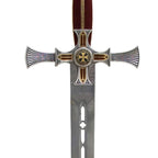 Espada Templaria Damasquinada