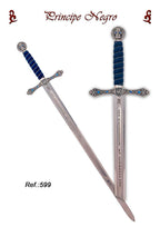 Espada Príncipe Negro (Plata)